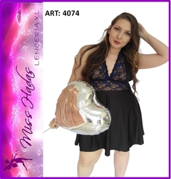 ART. 4074: Camisolin Tricot y Puntilla con Lurex - comprar online