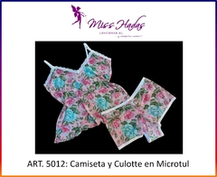 ART. 5012: Conjunto de Microtull Flores Rosado en internet