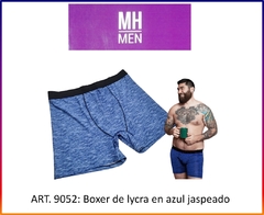 ART. 9080: Pack x 2 Boxers en negro (algodón) y azul(Lycra ) con elástico en la cintura - comprar online