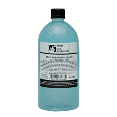 Sabonete Líquido Gliter Azul Flu Yantra - Base Neutra - SKU 134