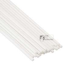 Varetas para aromatizador de ambiente fibra Branca - 50cm - SKU 372