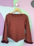 Blusa Chocolate Plumas