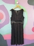 Vestido Rendado Preto