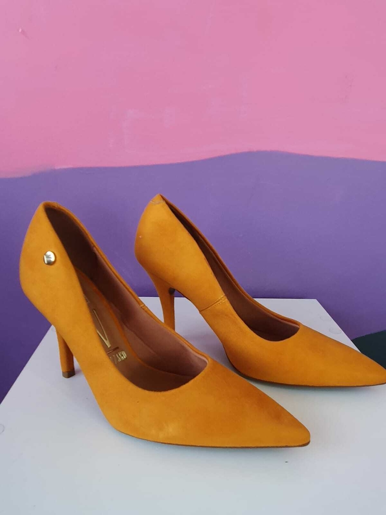 Scarpin 2025 mostarda vizzano