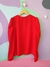 Suéter Manga Bufante Vermelho - comprar online