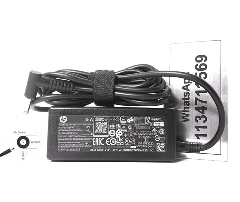 Cargador de Notebook Hp 19.5V 45W 2.31A Pin 4.5mm 3mm Original Genuino HP