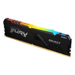 Memoria Kingston Fury Beast RGB DDR4 16GB 2666 MHz para computadoras desktop