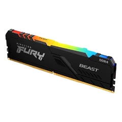 Memoria Kingston Fury Beast RGB DDR4 8GB 3600 MHz para computadoras desktop