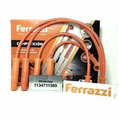 Kit Cables de bujia Ferrazzi con bujias para Fiat Idea