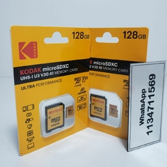 Micro SD 128GB Kodak UHS-I U3 V30 A1 V30 Clase 10 4K