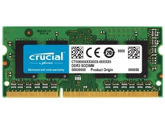 Memoria Crucial 8GB DDR3 1066 Sodimm ( para Notebook)