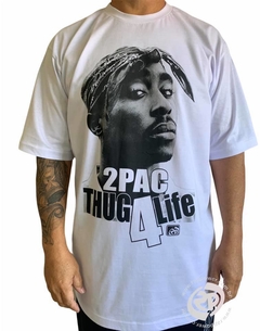 Camiseta rap power oversized 2pac tupac - Rap Power