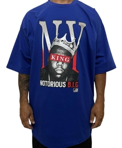 Camiseta rap power oversized notorious big king ny na internet
