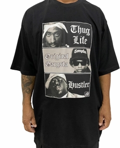 Camiseta rap power oversized tupac thug life nwa notorious big - Rap Power