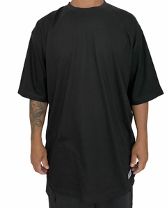 Camiseta rap power oversized lisa basica na internet