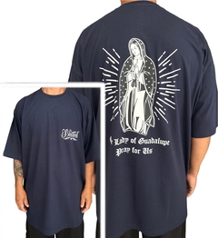 Camiseta rap power oversized santa guadalupe blessed - Rap Power