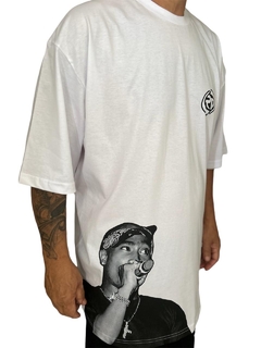 Camiseta rap power oversized tupac