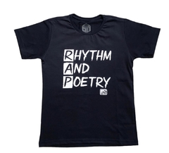 Imagem do Camiseta infantil rap power rhythm and poetry