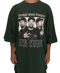 Camiseta rap power straight outta ice cube - loja online