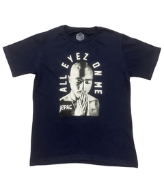 Camiseta rap power infantil tupac all eyez on me - loja online