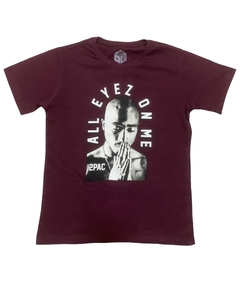 Camiseta rap power infantil tupac all eyez on me