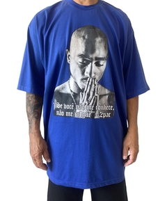 Camiseta rap power oversized tupac nao me julgue - comprar online