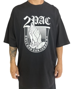 Camiseta rap power tupac only god can judge me - comprar online