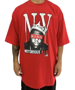 Camiseta rap power oversized notorious big king ny