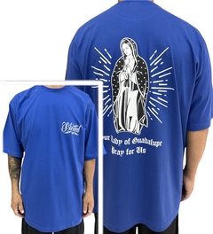 Camiseta rap power oversized santa guadalupe blessed