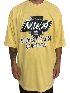 Camiseta rap power oversized nwa compton na internet