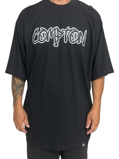 Camiseta rap power oversized compton grafite - comprar online