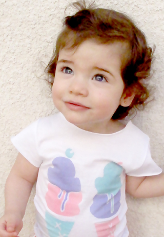 Remera Baby Helado discontinua