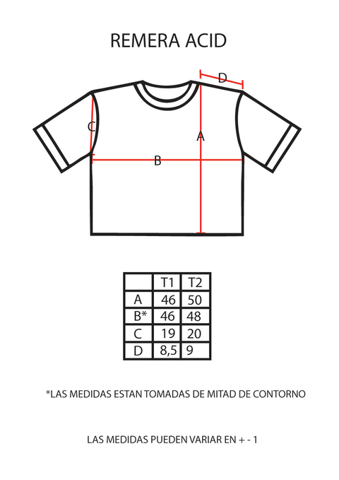 Imagen de REMERA ACID DE SEGUNDA