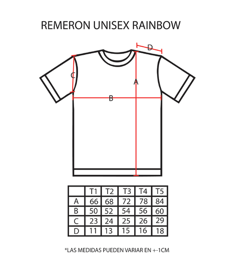 REMERON UNISEX ARCOIRIS 2 en internet