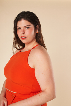 Top ATENEA - naranja - comprar online