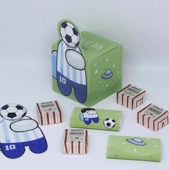 Caja Imprimible Among Us Futbol con Textos Editables - comprar online