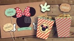 Imagen de Kit Imprimible Minnie Rojo PERSONALIZADO