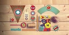 Kit Imprimible Superhéroes PERSONALIZADO - tienda online