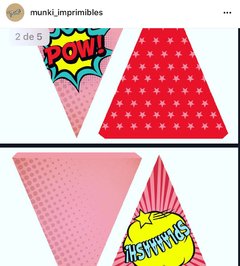 Kit imprimible DC Súper Hero Girls PERSONALIZADO - comprar online