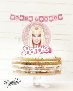 barbie cake topper para torta