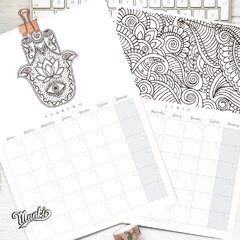 Calendario Perpetuo Mandalas - comprar online