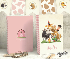 kit de la granja de zenón rosa y vaca lola para imprimir