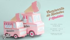 Camioncito de Helados Lo envío PERSONALIZADO con Nombrej - Kits Imprimibles Munki