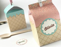 Kit Imprimible Helados PERSONALIZADO - comprar online