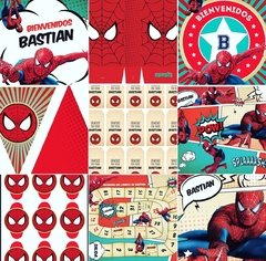 Kit imprimible Spiderman PERSONALIZADO - comprar online