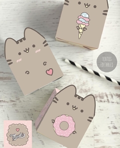 cajitas golosinas de gato pusheen cat kawaii 