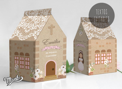 candy box communion caja golosinas 