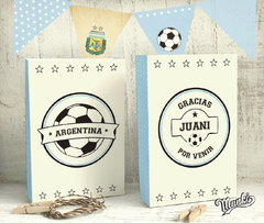 Kit Imprimible Futbol Selección Argentina PERSONALIZADO - Kits Imprimibles Munki