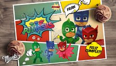 Kit imprimible PJ Mask Héroes en Pijamas PERSONALIZADO