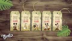 Kit imprimible Mickey Safari PERSONALIZADO - Kits Imprimibles Munki